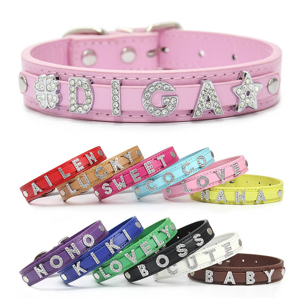 Custom Cat Dog Collar Personalized Id Name