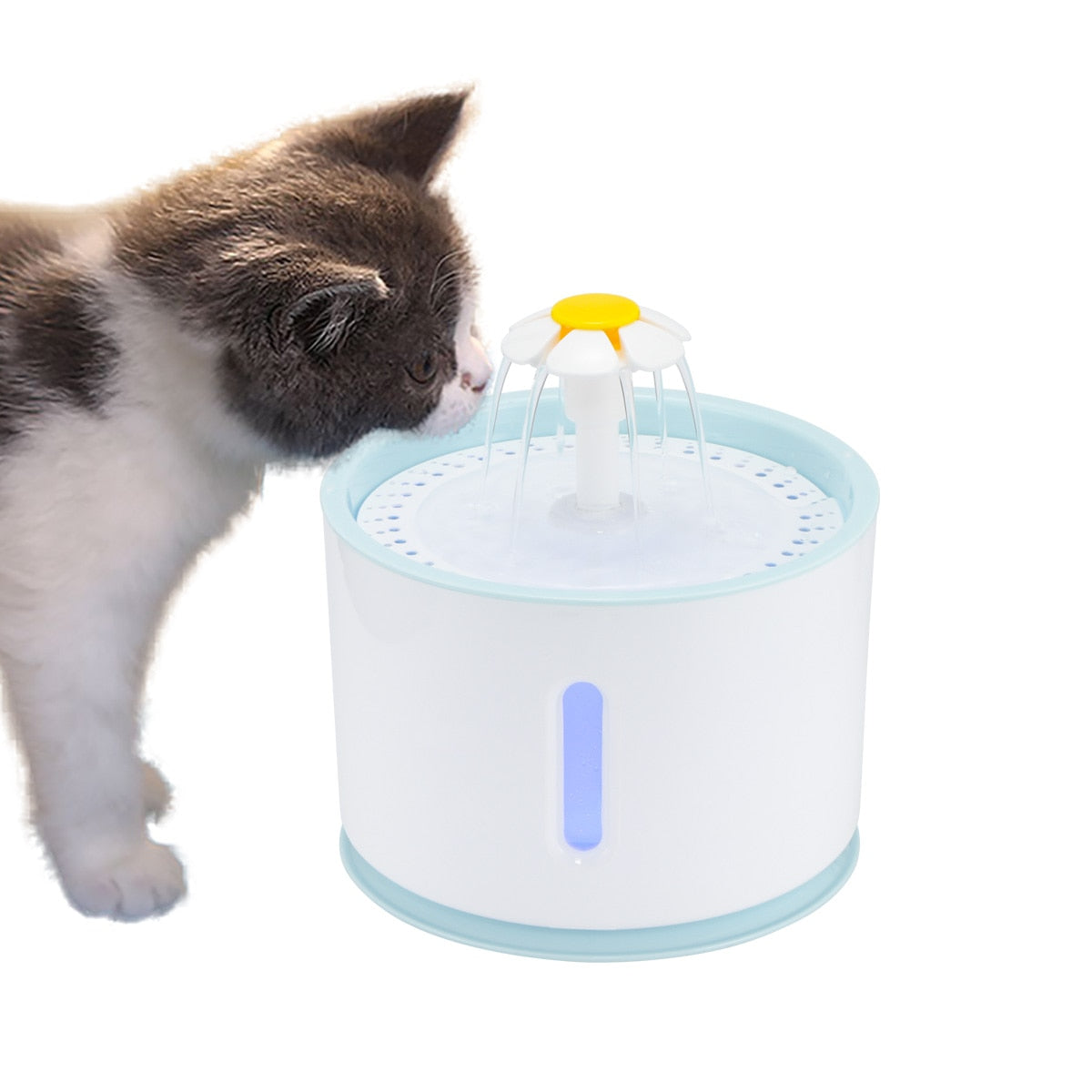 2.4L Automatic Cat Water Fountain with LED Electric USB