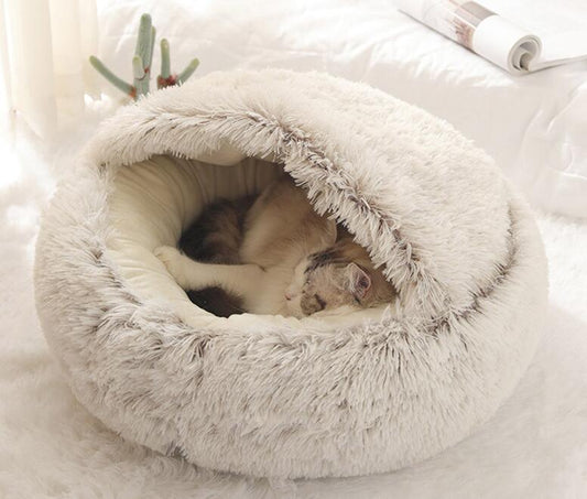 سرير قطيفة دائري أفخم سرير دافئ البيت