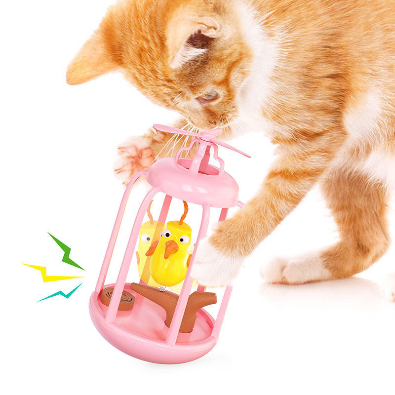Sound Bird Cage Cat Toy
