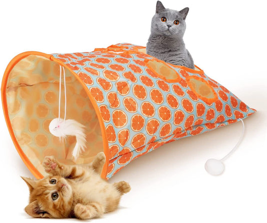 Cat Tunnel With Noise Paper Interactive Toy