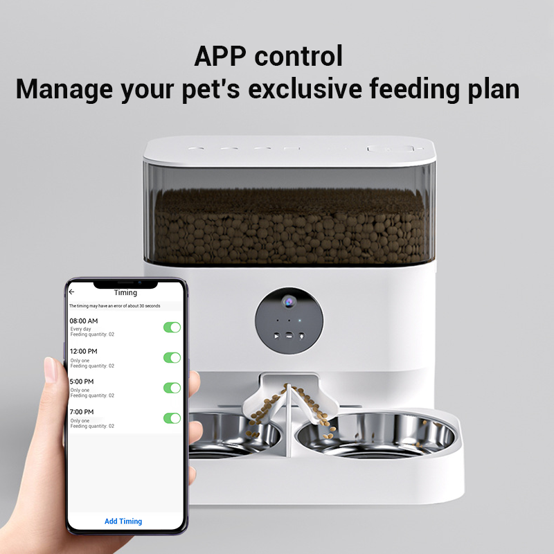 Automatic Pet Feeder, Food Timing, Cat Self Feeding Machine