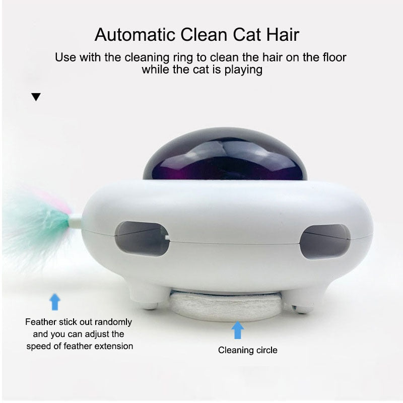 Automatic Feather Teaser Cat Toys