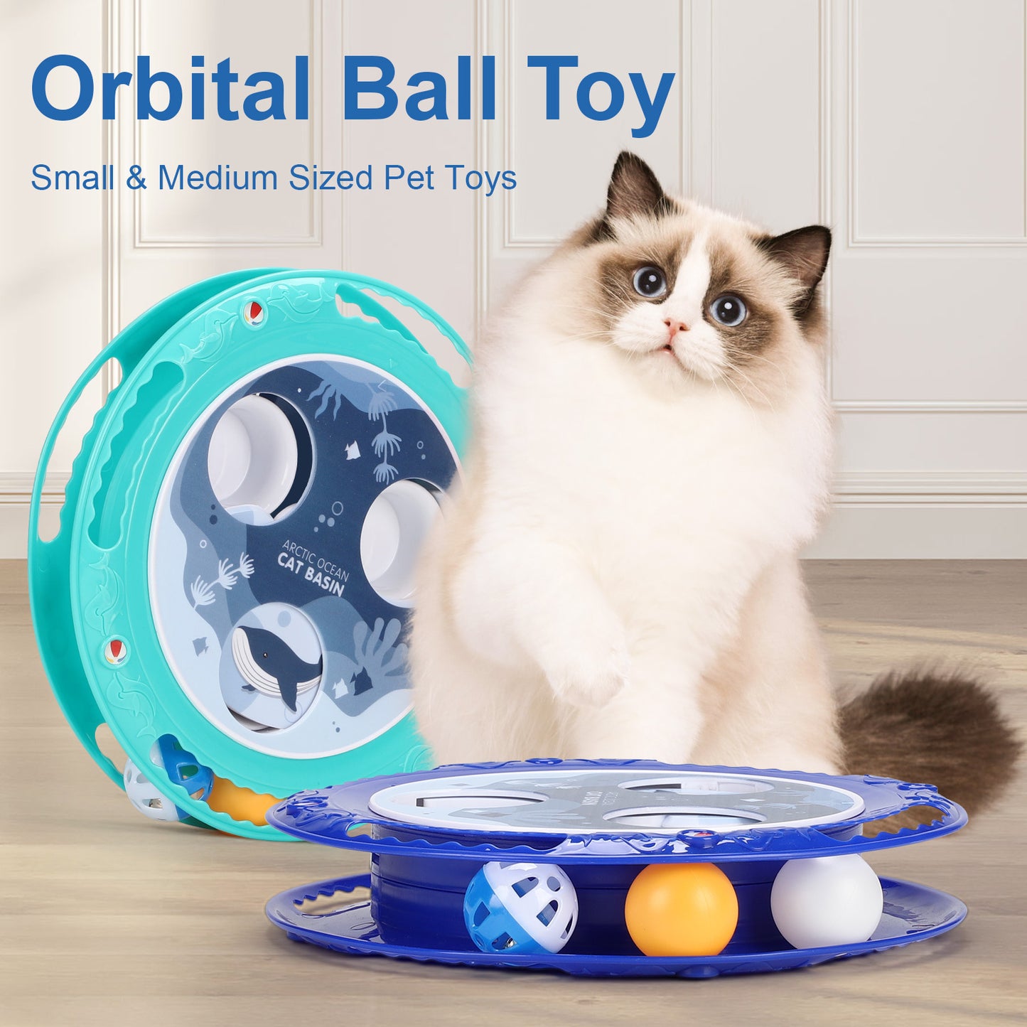 Cat Ball Electric Toy 360 Degree Rotation
