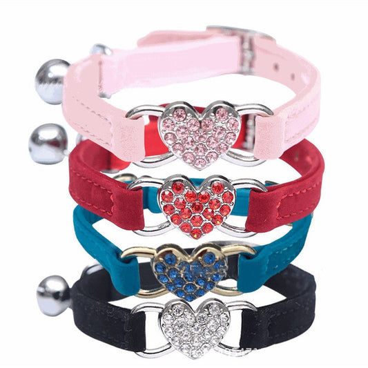 Diamond Bell Cat Collar