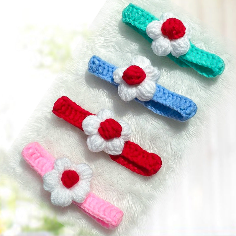 Pet Wool Knitted Collar
