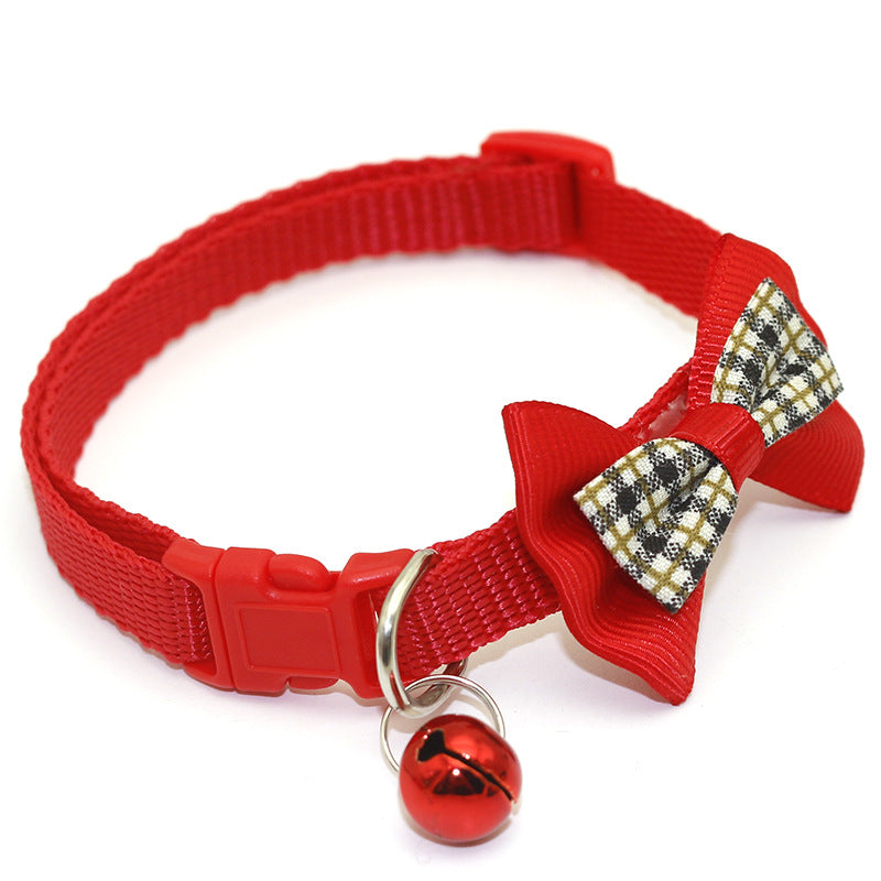 Lattice Bow Collar For Cats And Dogs
