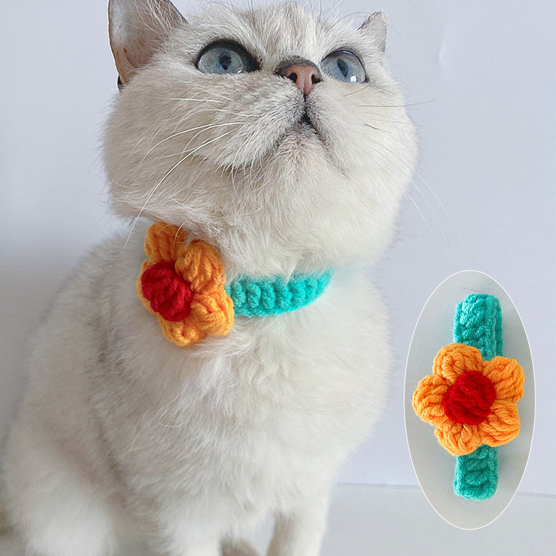 Pet Wool Knitted Collar