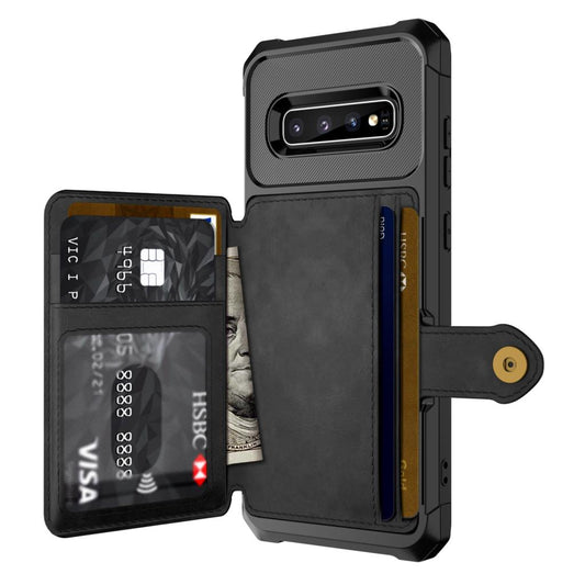 حافظة بطاقات الائتمان Samsung Galaxy S10 Plus S10e Note 9 وغطاء