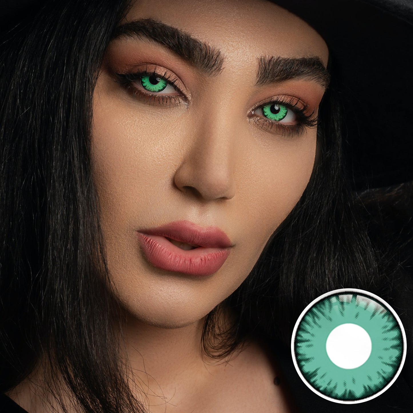 1Pcs FDA Certificate Eyes Colorful Contact Lenses - Dazzle green