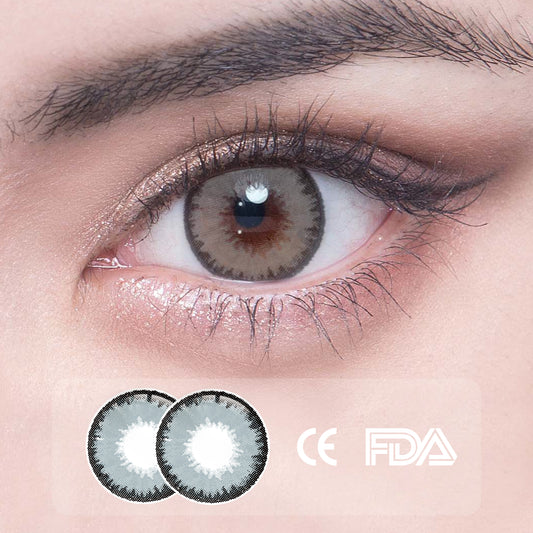 1 Stück FDA-Zertifikat Augen Bunte Kontaktlinsen - Vibrancy Grey