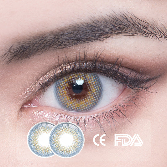 1 Stück FDA-Zertifikat Augen Bunte Kontaktlinsen - Edelsteinblau