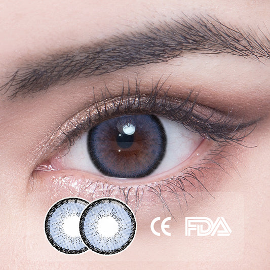 1 Stück FDA-Zertifikat Augen Bunte Kontaktlinsen - Nilblau