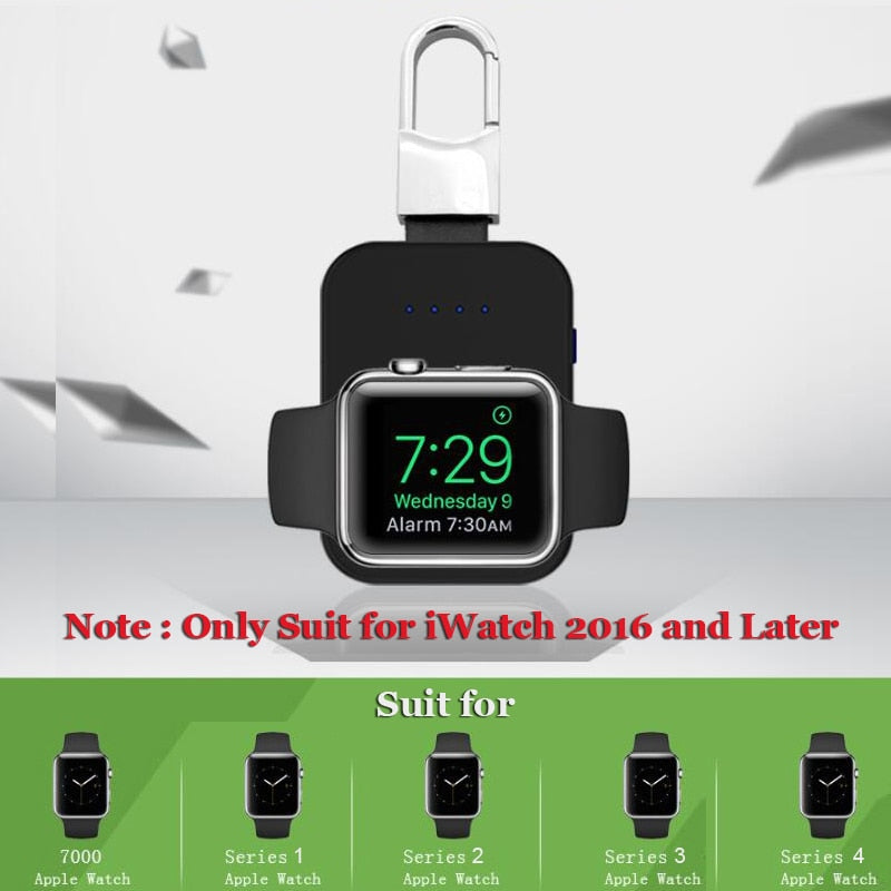 External Battery Pack Wireless Charger for Apple Watch