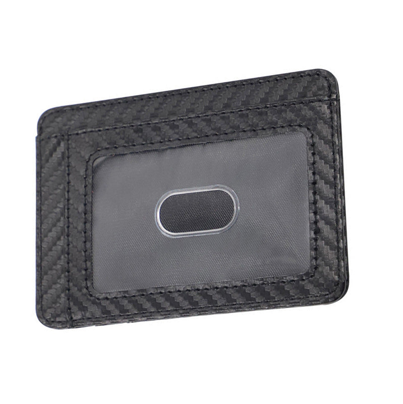 PU Leather Card Holder RFID Anti-Theft Swipe Card Bag With Tracker Bit Anti-Lost Card Holder Wallet