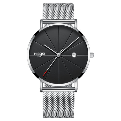 NIBOSI Ultra Thin Fashion Men Watch