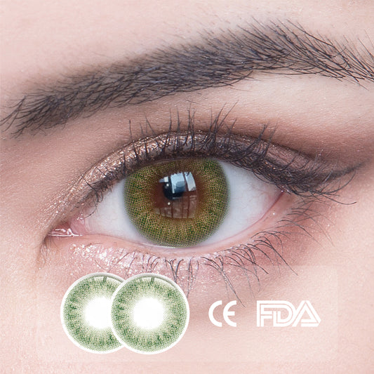 1 Stück FDA-Zertifikat Augen Bunte Kontaktlinsen - Nilgrün