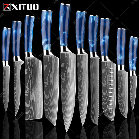 مجموعة سكاكين المطبخ XITUO