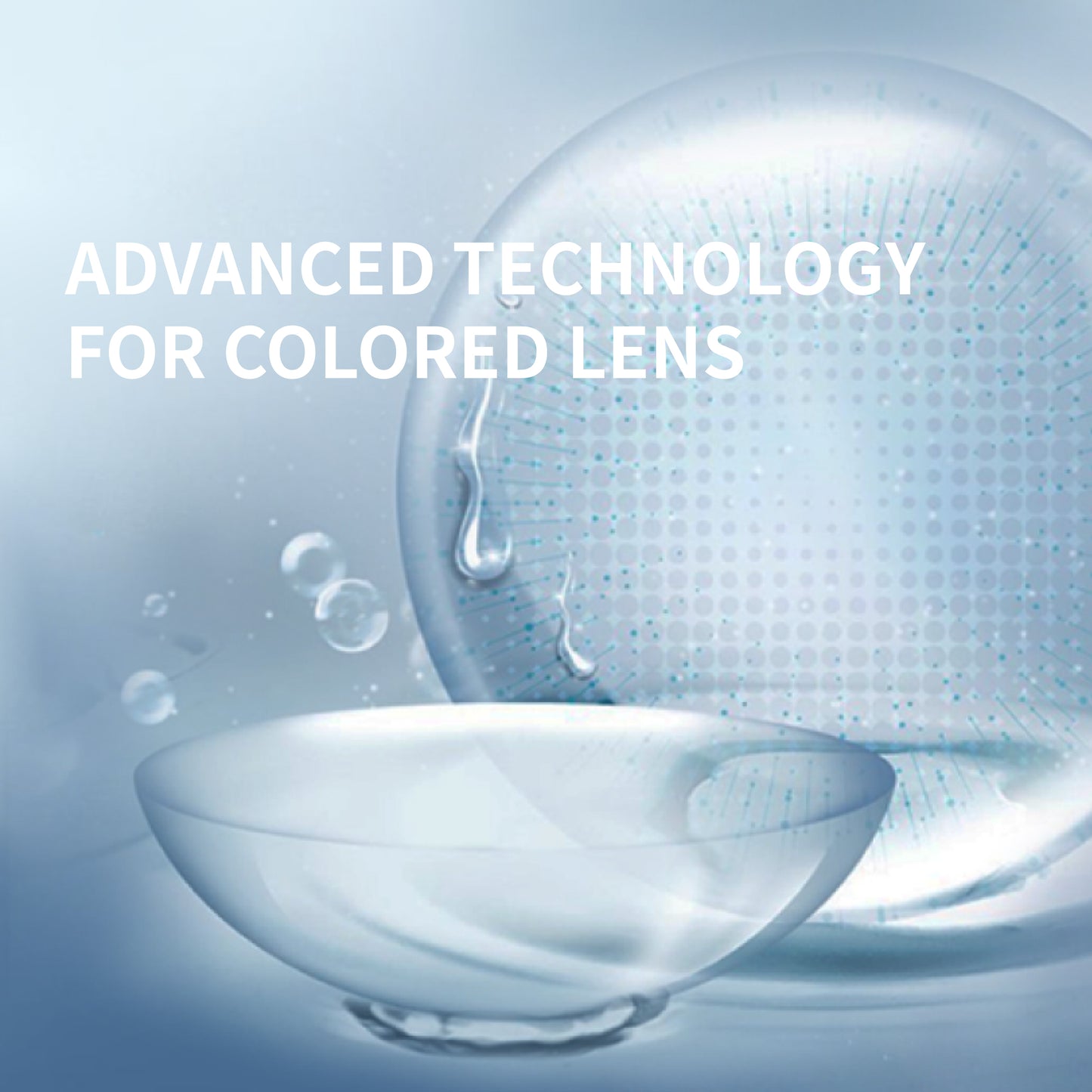 1 قطعة شهادة FDA للعيون عدسات لاصقة ملونة - أحجار كريمة بنفسجي