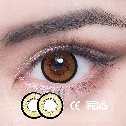 1 Stück FDA-Zertifikat Augen Bunte Kontaktlinsen - Lolita schwarz
