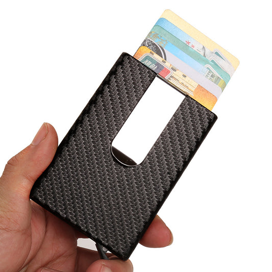 محفظة بطاقة الائتمان من ألياف الكربون