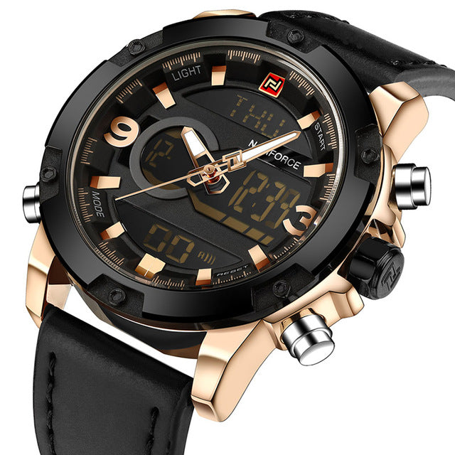 NAVIFORCE Luxury Men Digital Sports Watches