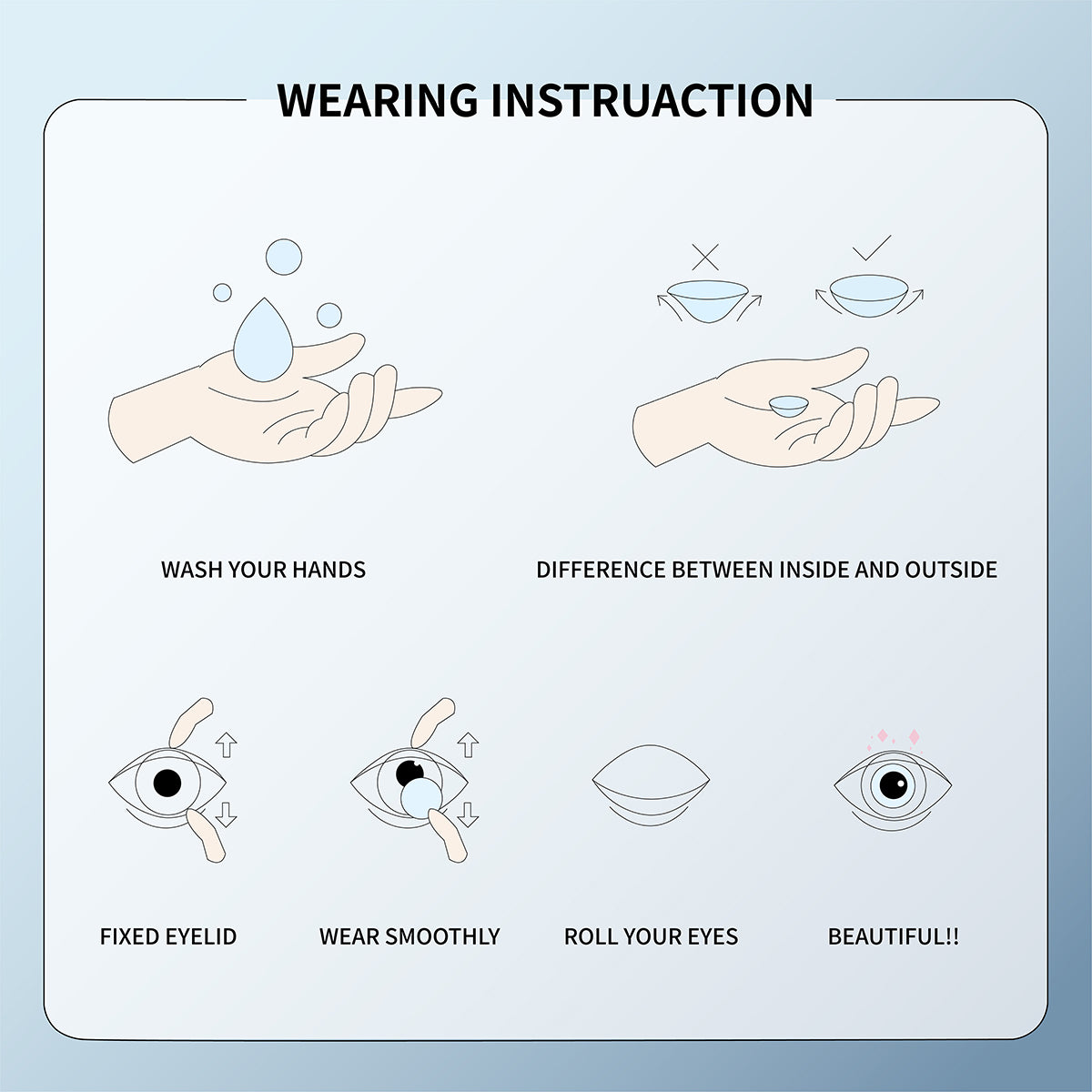 1 Stück FDA-Zertifikat Augen Bunte Kontaktlinsen - Nilgrün