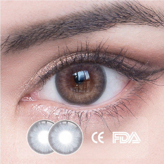 1 Stück FDA-Zertifikat Augen Bunte Kontaktlinsen - Fasziniert blau