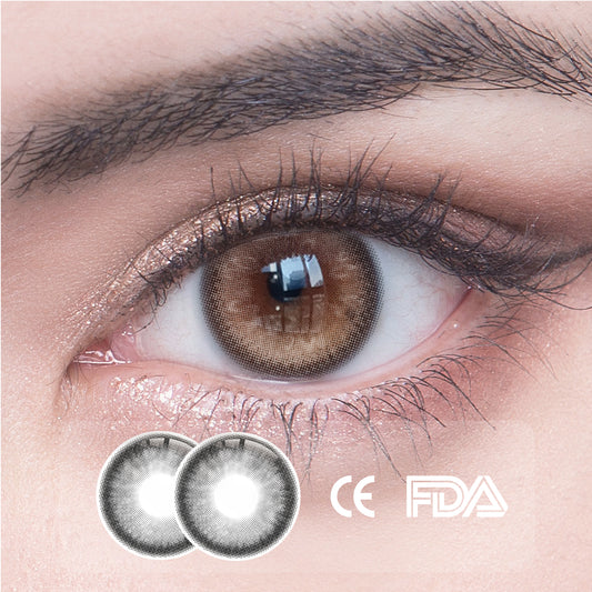 1 قطعة شهادة FDA للعيون عدسات لاصقة ملونة - Waltz Black