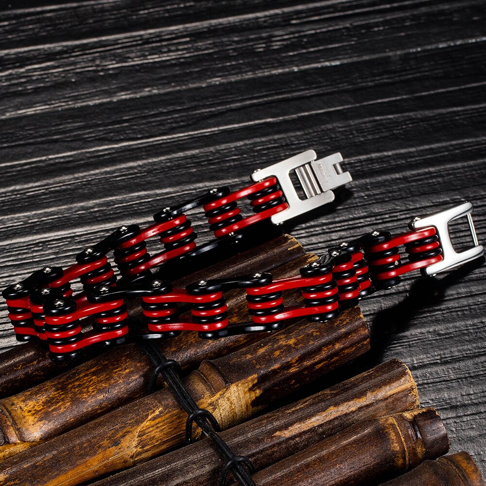 Rotes Rock'n'Roll-Armband (081)