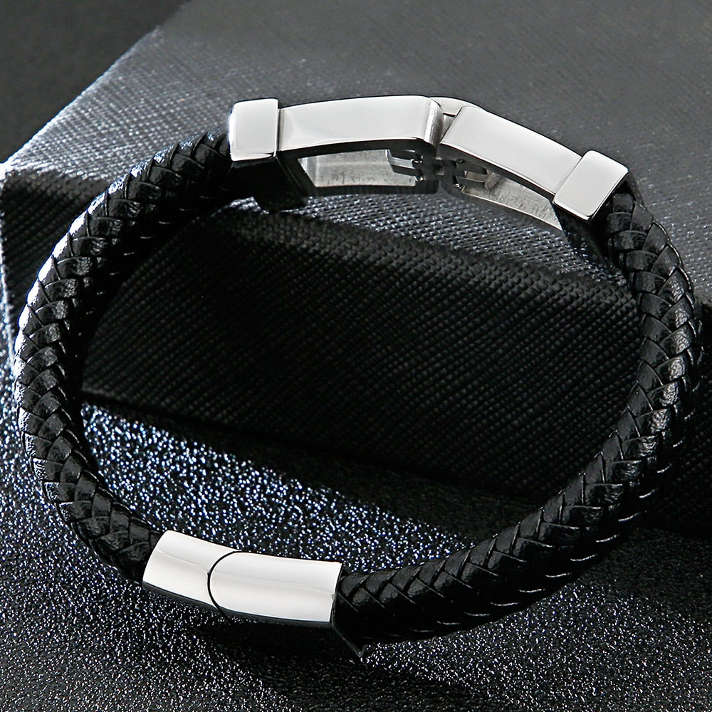 Leather Wrap Bracelet (064)