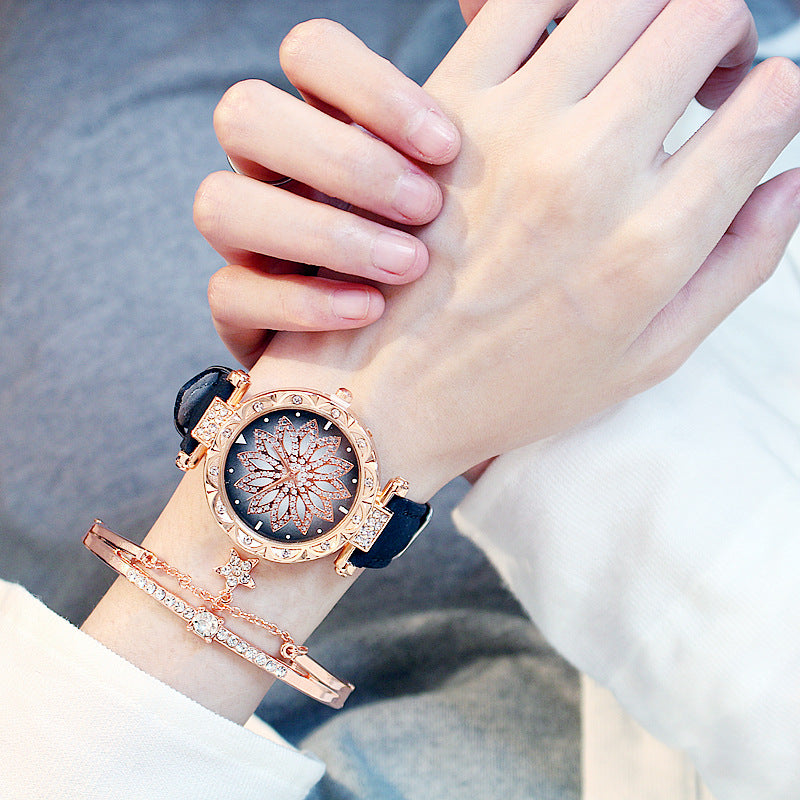 Starry Sky Rose Gold Diamond Watches