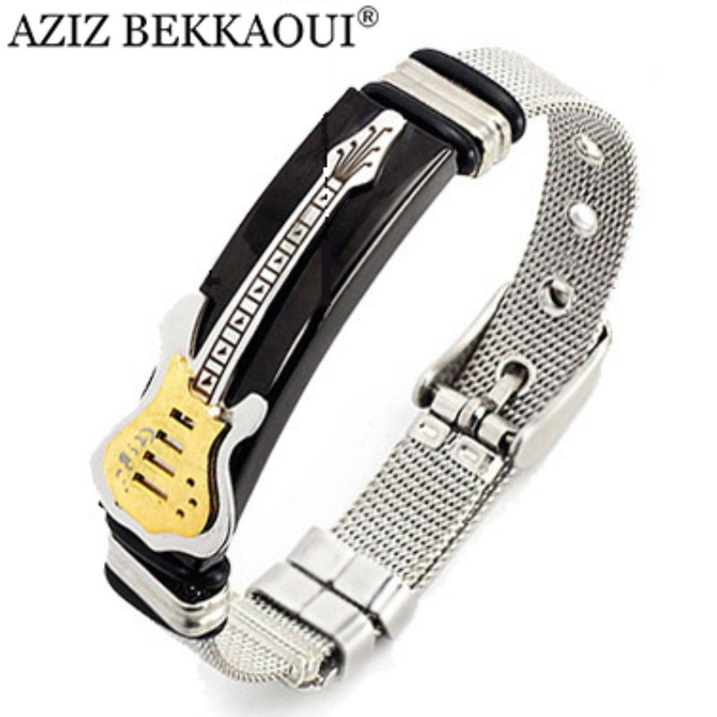 Guitar Gold Bracelet (043)