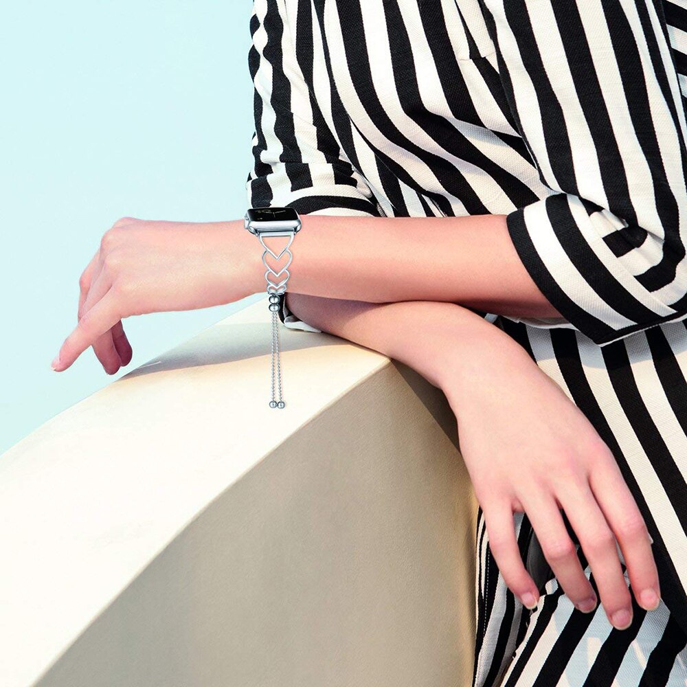 Heart Shaped Luxury Apple Watch Band