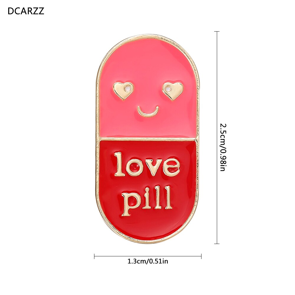 Petite Medicine Pill Brooch