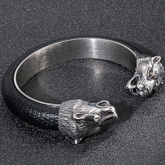 Wolf Head Bracelet (083)