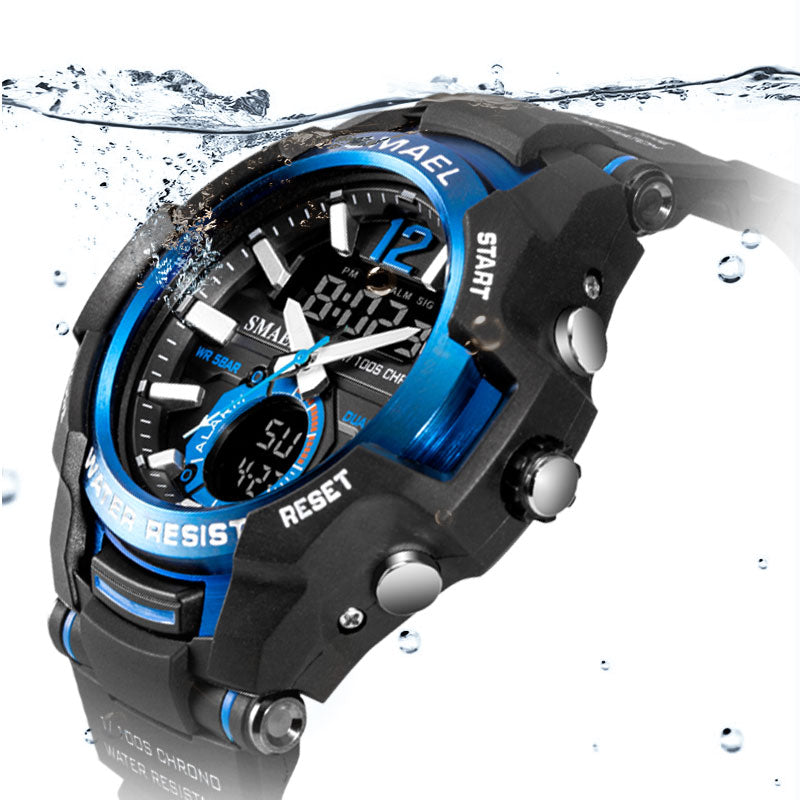 Men Sport Waterproof 50M Digital Military Watch