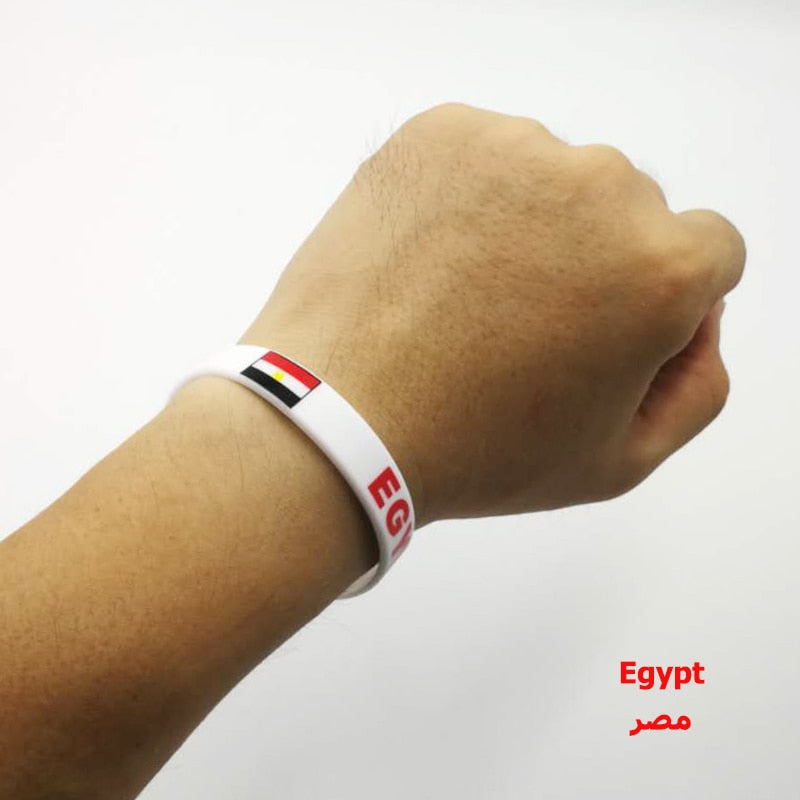 Saudi Arabia Russia United States Turkey Egypt Algeria Tunisia Morocco Flag Bracelet (082)
