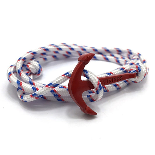 Wikinger-Armbänder mit rotem Anker