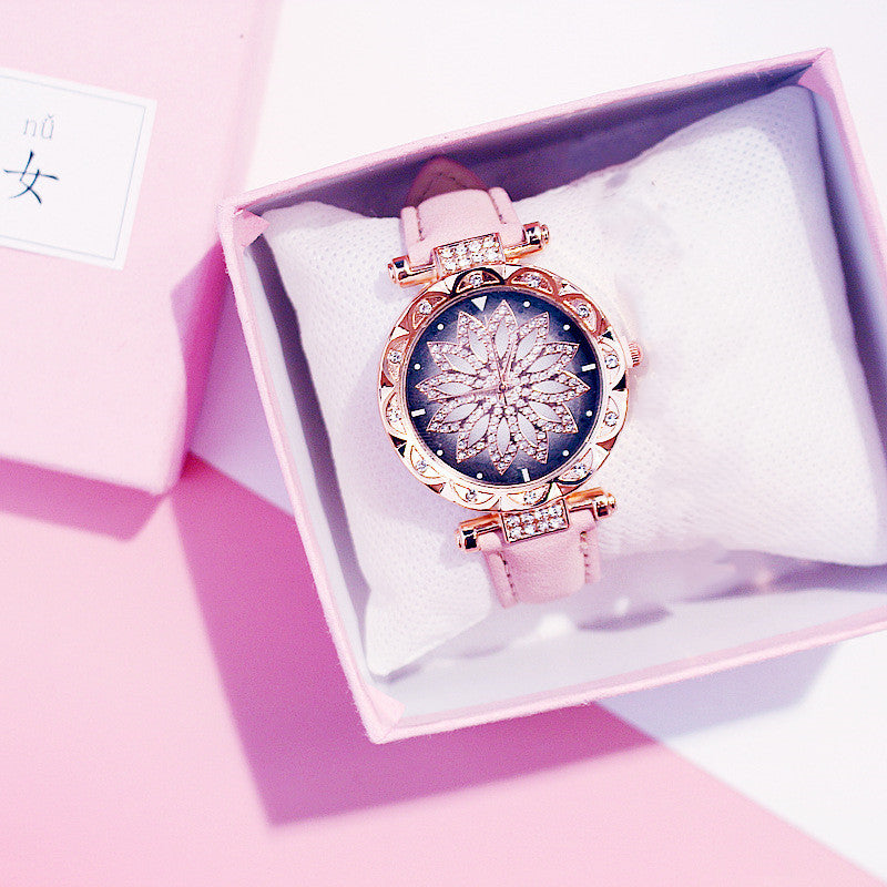Starry Sky Rose Gold Diamond Watches