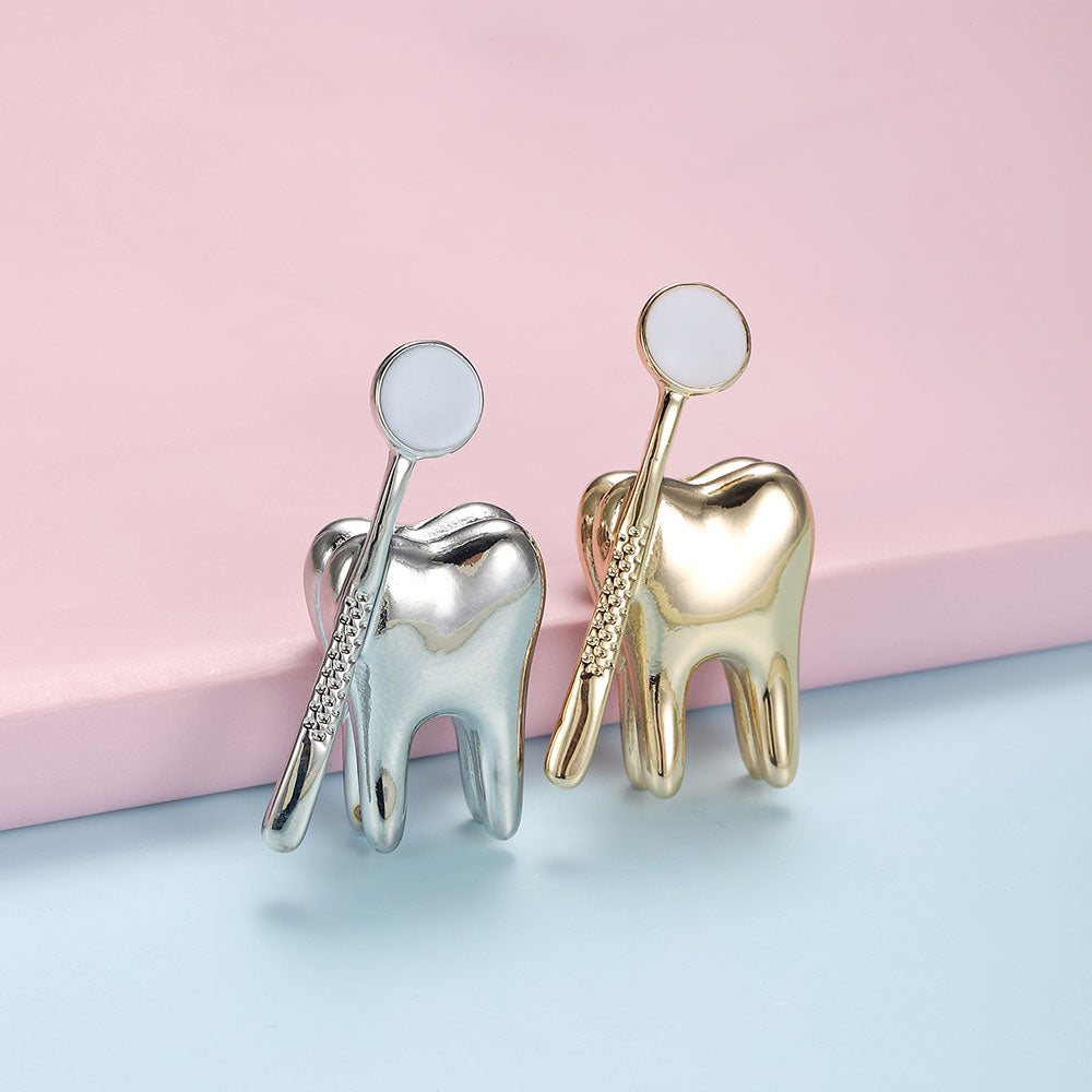 Tooth Pins Brooches