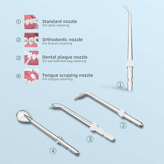 فرشاة أسنان كهربائية قابلة لإعادة الشحن مع فلوسر مائي من Seago