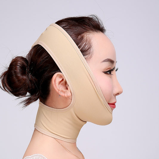 V-förmige Anti-Falten-Gesichtsmaske für schlanke Kinnkontrolle und Halsstraffung