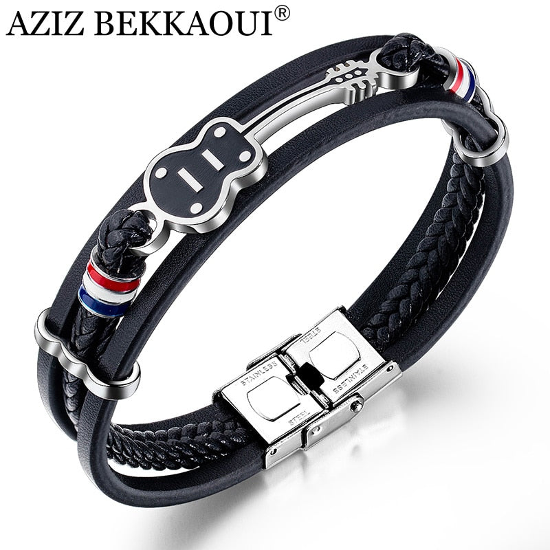 Black Guitar Bracelets (015)