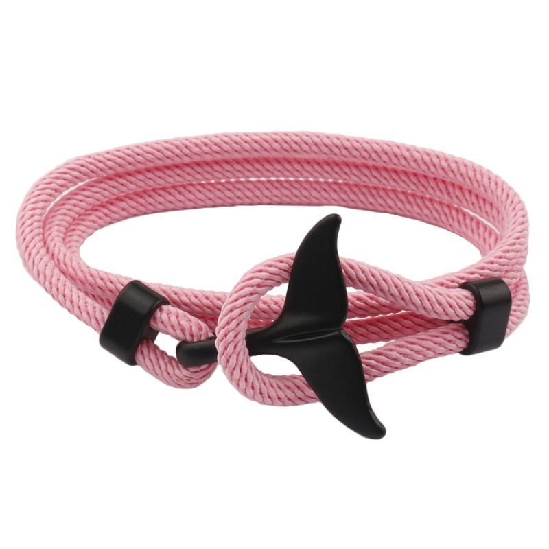 Whale Tail Viking Rope Bracelet (029)