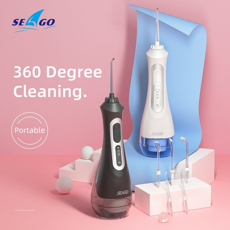 Seago Rechargeable Electric Toothbrush with Water Flosser