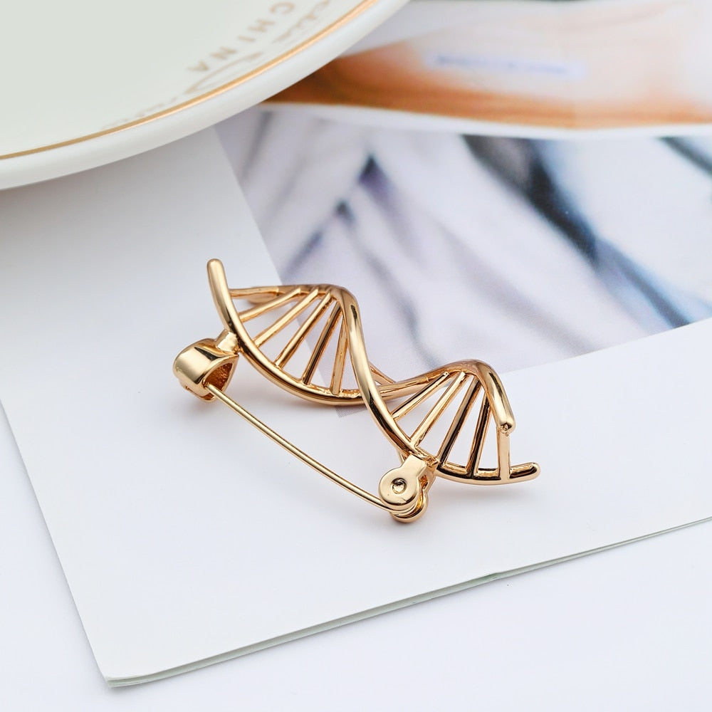 Medical DNA Shape Cute Brooch