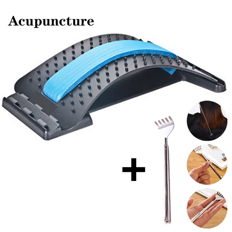 Magnetotherapy/ Acupuncture/ Massager/ Stretcher Multi-Level Adjustable for Back Pain