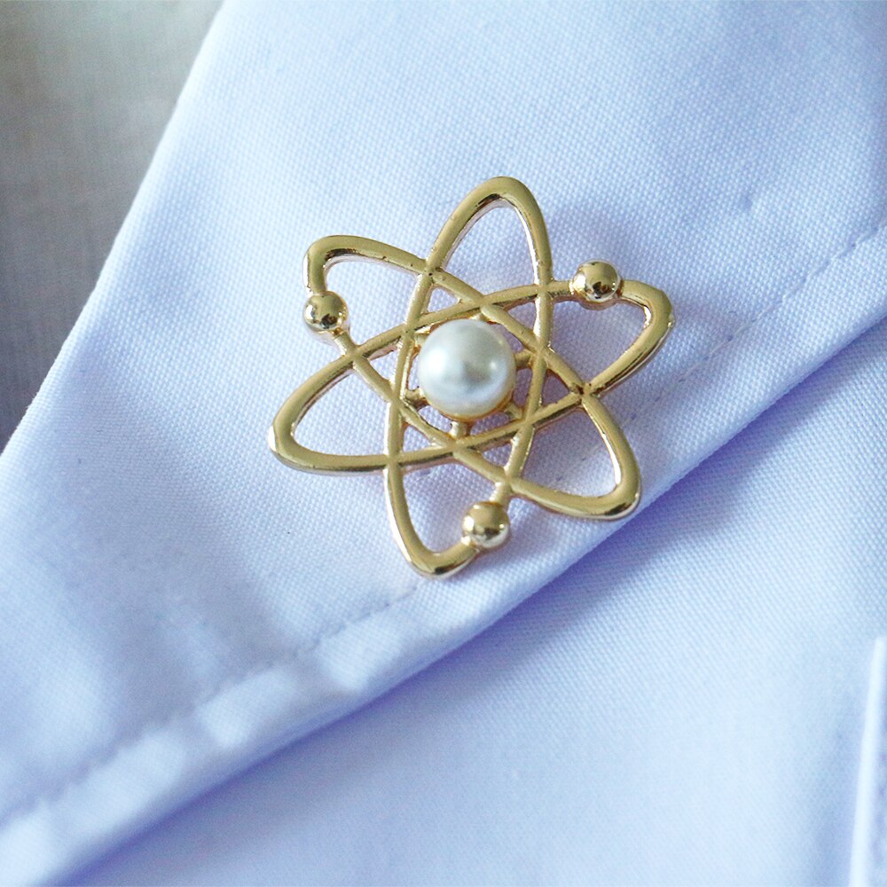 Atom Melecule Science Medical Pin Brooch